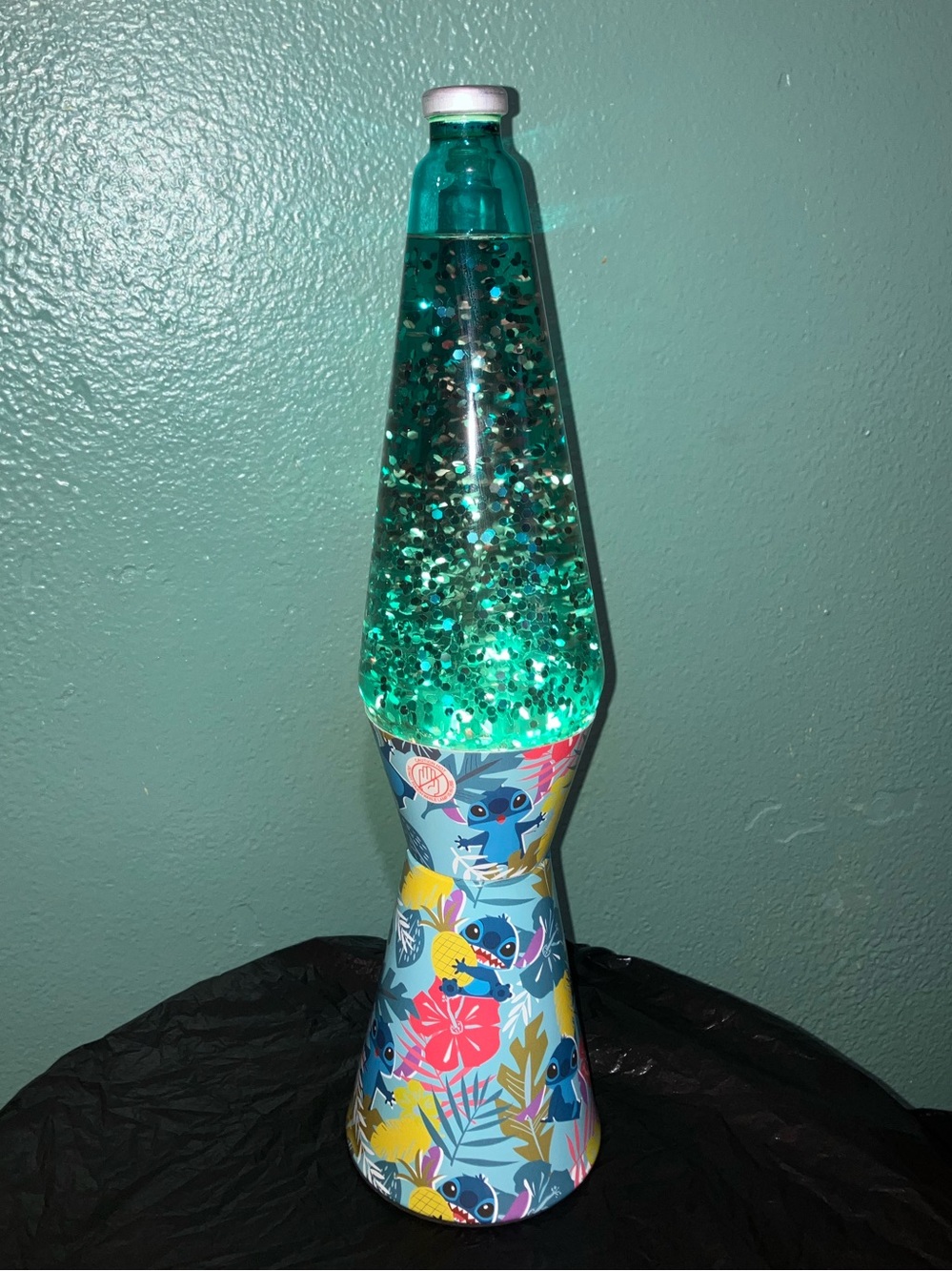Stitch Glitter Lava Lamp